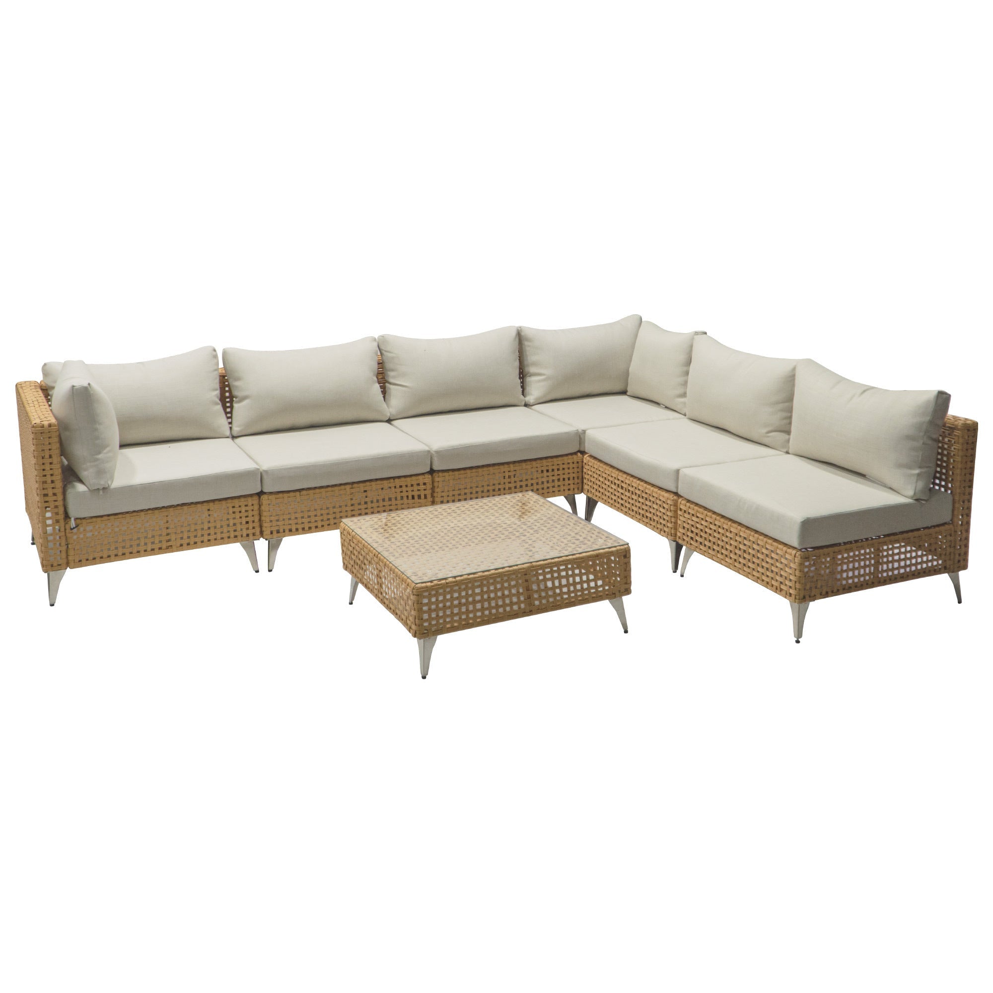 7-Piece Wicker Patio Furniture Set