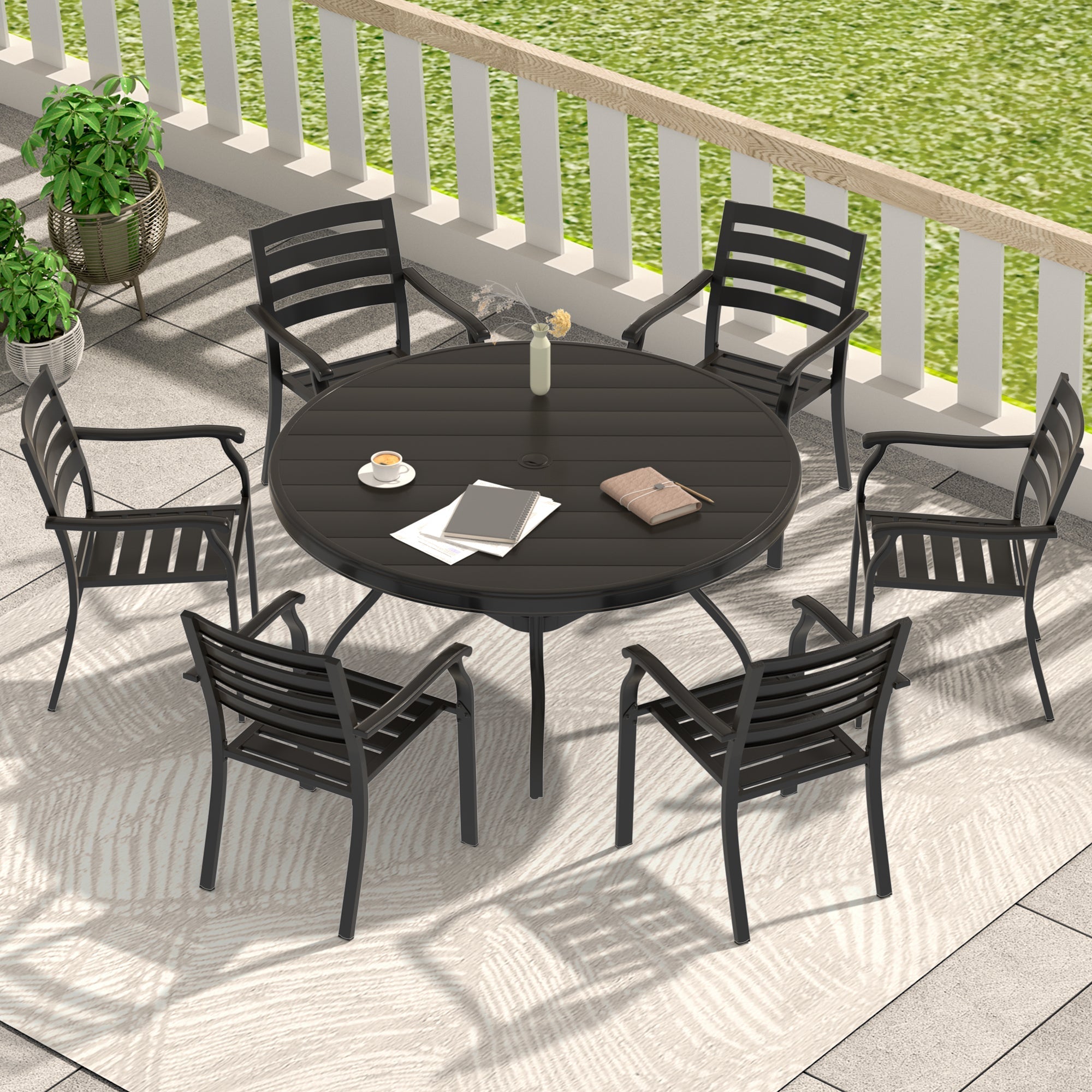 7- Piece Outdoor Patio Dining Set