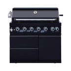 Castelle Flame Summit 6-Burner 85000 BTU Liquid Propane Grill Island with Sink and Fridge