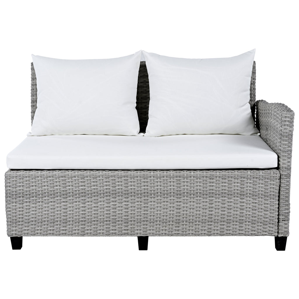 5-Piece Outdoor Patio Rattan Sofa Set