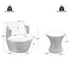 Kono Chat Set Outdoor Furniture