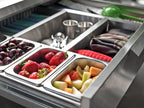 Newage Products Outdoor Kitchen Stainless Steel 3 Piece Cabinet Set with 3-Drawer, Bar and Grill Cabinet
