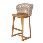 Outdoor Acacia Wood Bar Stools (Set of 2)