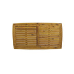 4-Piece Acacia Wood Patio Furniture Set with Cushions
