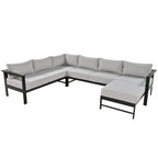 U-Shaped Outdoor Sectional Sofa Set