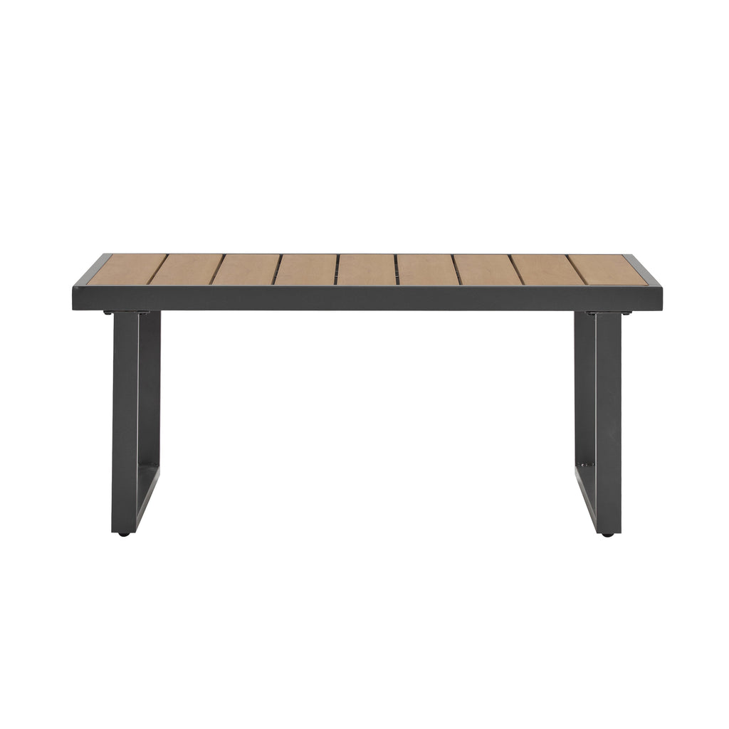 4-Piece Outdoor Metal Patio Furniture Set with Cushions