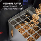 Cookout 700 Pellet Grill and Smoker in Black with 690 Sq. In. Total Cooking Surface