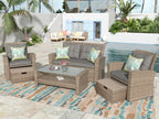 Set Of 4 Piece Outdoor Patio Furniture