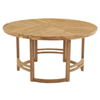 Outdoor Dining Set 5-Piece Patio Table And Chairs Set with Umbrella Hole