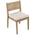 Multi-Person Outdoor Acacia Wood Dining Table and Chair Set