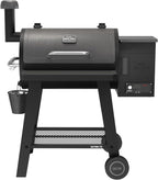 Oakford 715 Wood Pellet Grill with 715 SQ in Cooking Area, Steel Wire Grates, I-Site View Indicator, Heavy Duty Pellet Smoker Grill with Bluetooth Connectivity - 910-0508
