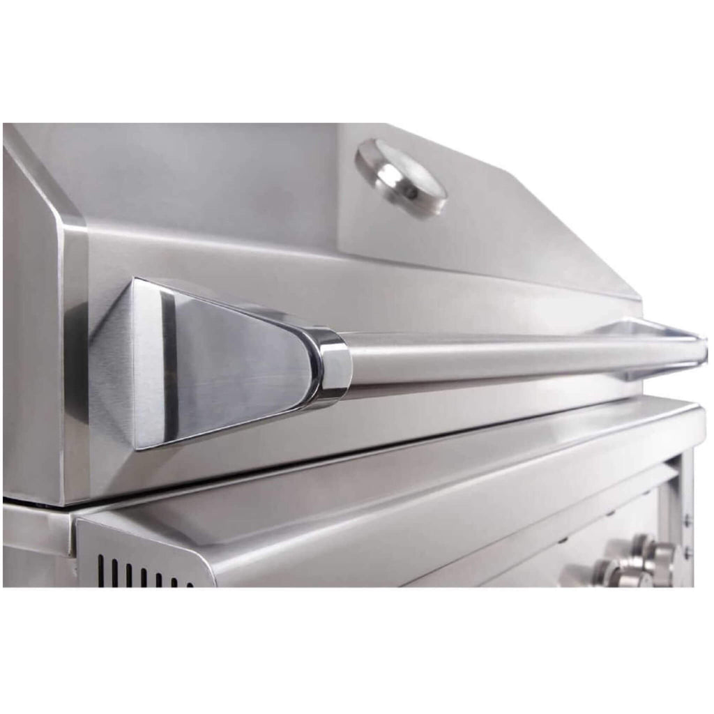 Edgestar 60K BTU 30-Inch Freestanding LED Lighting Grill And Cart With Rotisserie