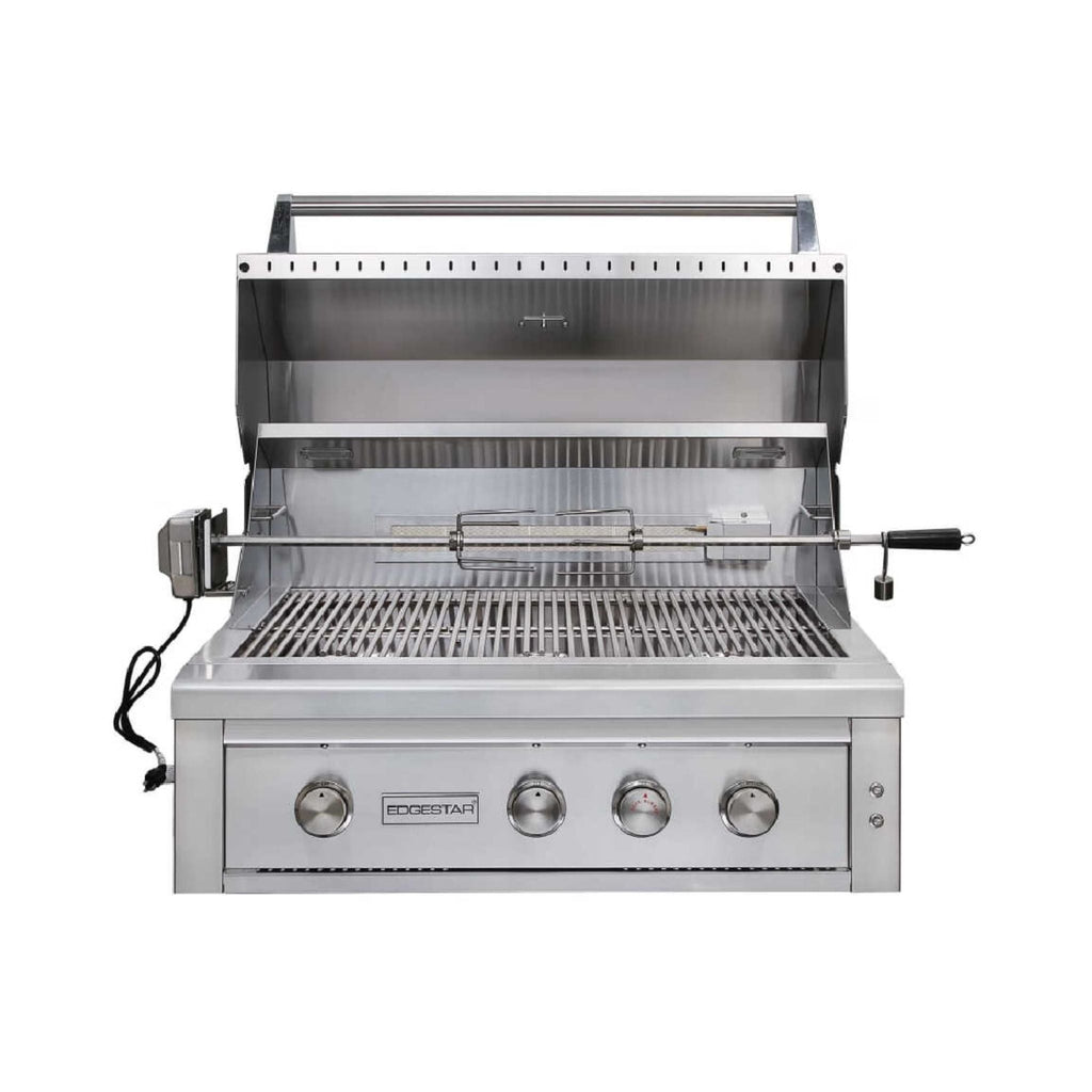 Edgestar 89K BTU 36-Inch Built-In Grill With Insulated Jacket And Double Access Doors [GRL360IBKIT]