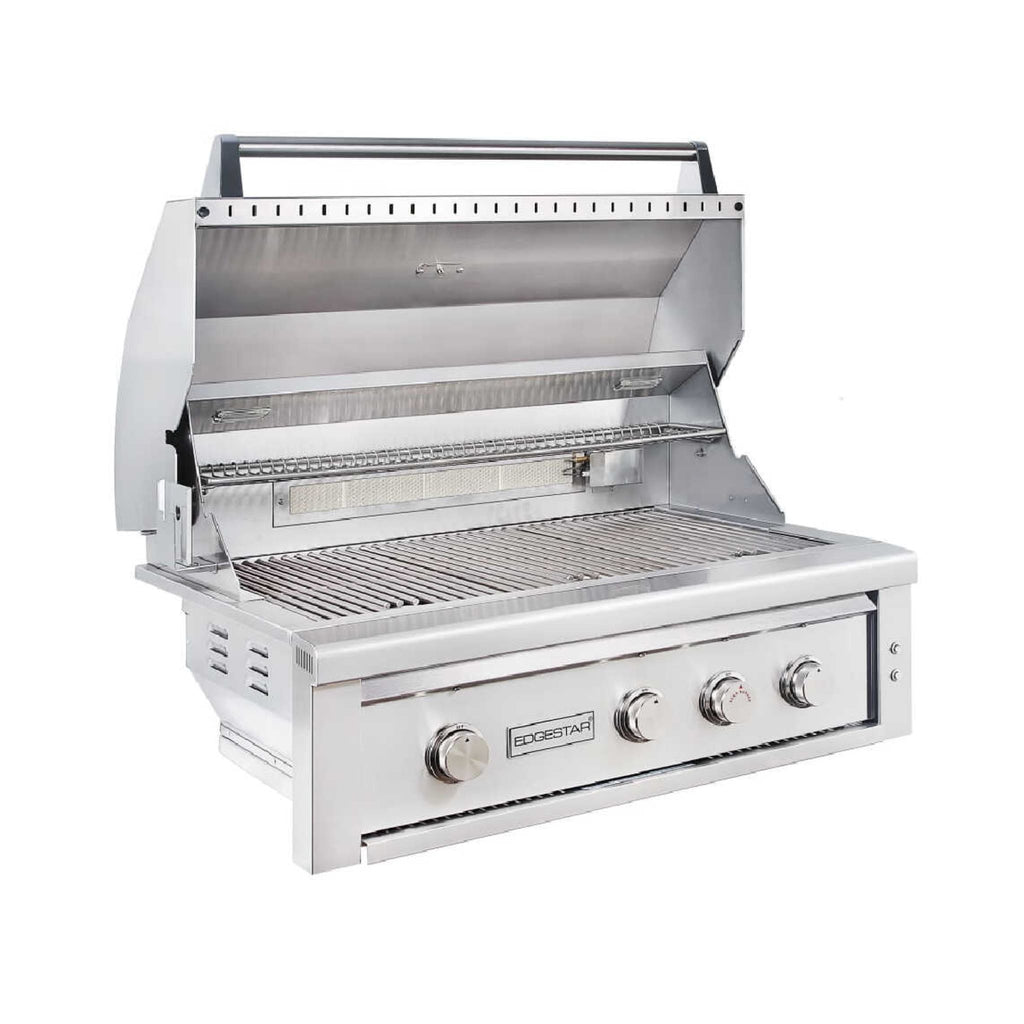 Edgestar 89K BTU 36-Inch Built-In Grill With Insulated Jacket And Double Access Doors [GRL360IBKIT]