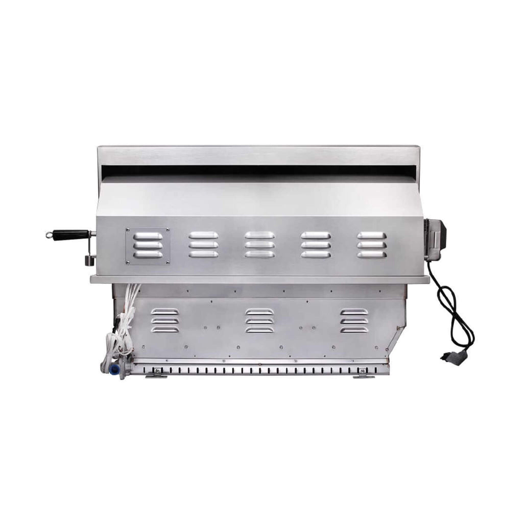 Edgestar 89K BTU 36-Inch Built-In Grill With Rotisserie And LED Lighting