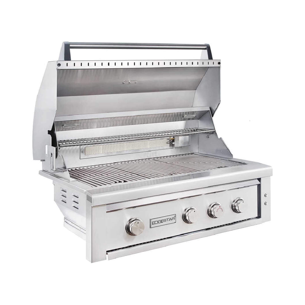 Edgestar 89K BTU 36-Inch Built-In Grill With Rotisserie And LED Lighting
