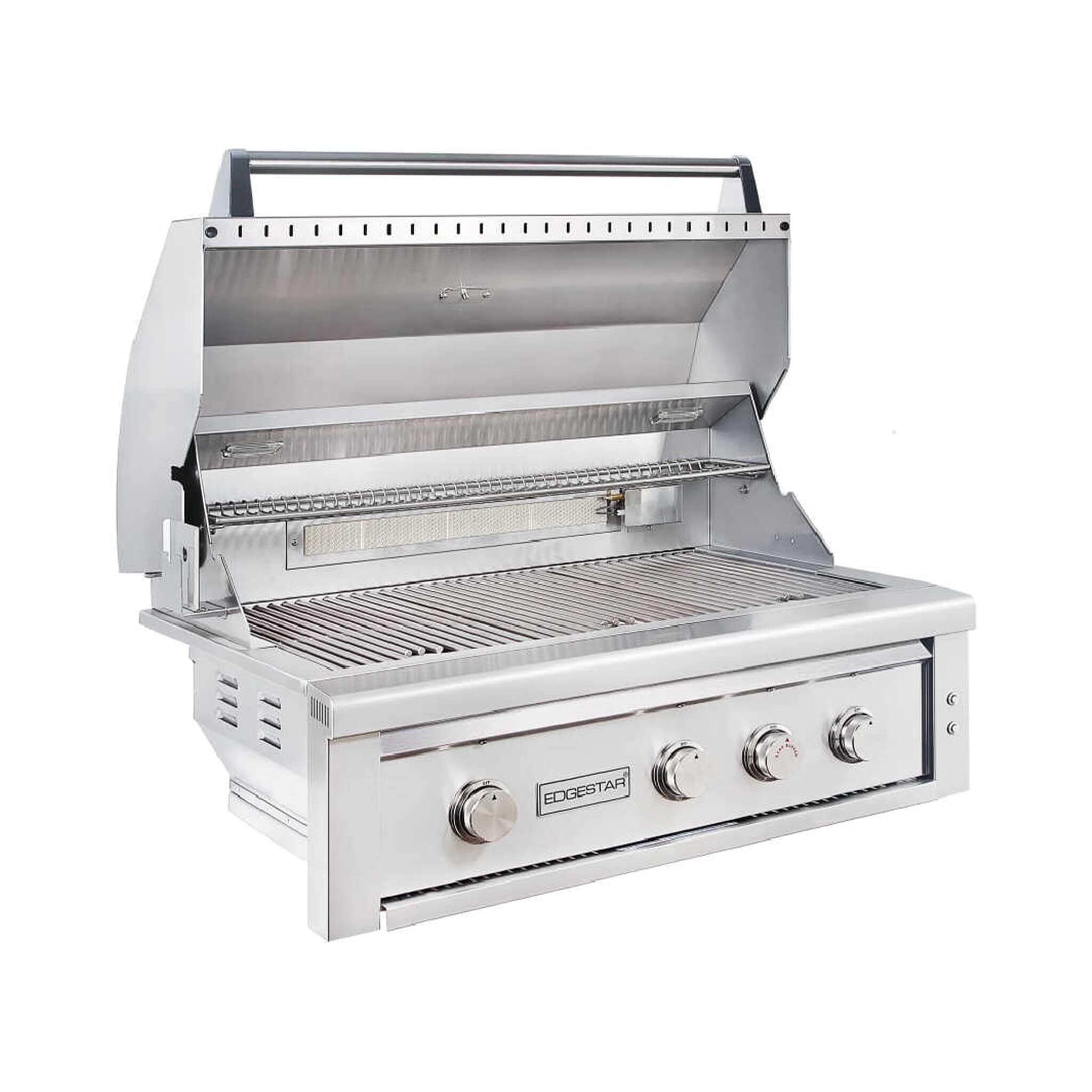 Edgestar 89K BTU 36-Inch Built-In Grill With Rotisserie And LED Lighting