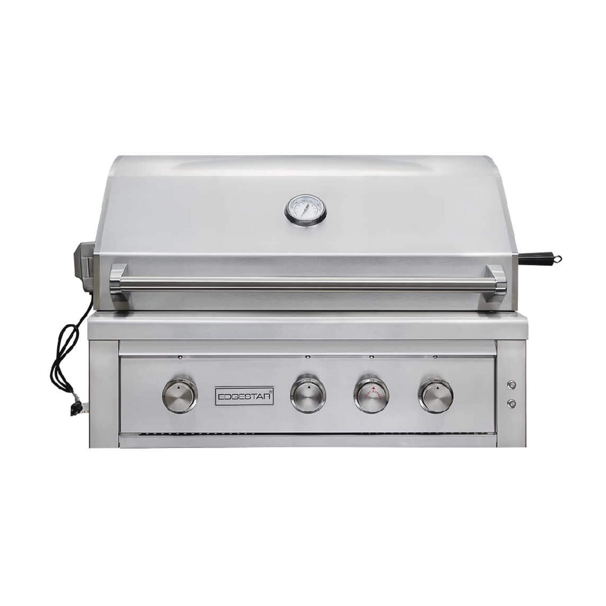 Edgestar 89K BTU 36-Inch Built-In Grill With Rotisserie And LED Lighting