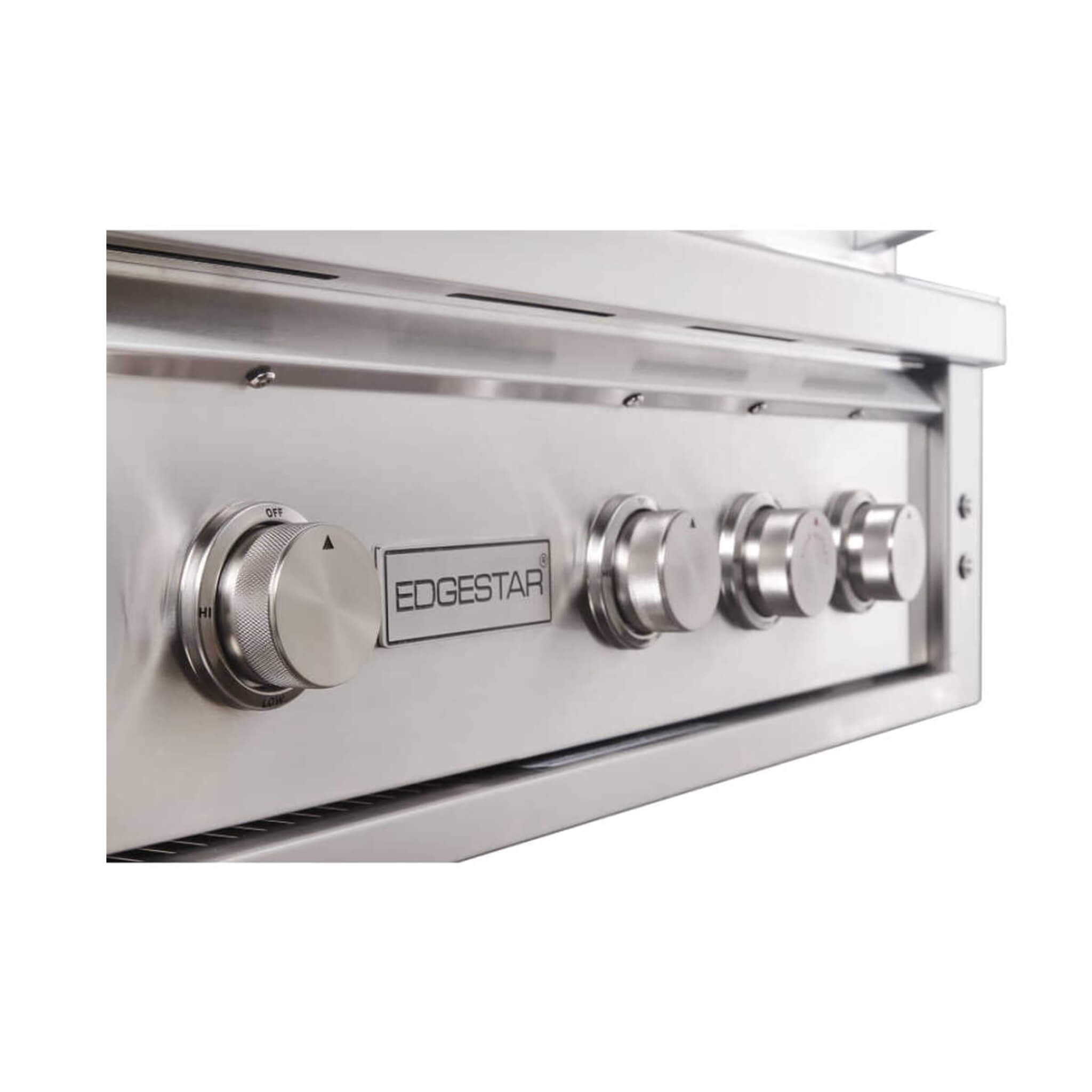Edgestar 89K BTU 36-Inch Built-In Grill With Rotisserie And LED Lighting