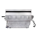 Edgestar 89K BTU 36-Inch Freestanding LED Lighting Grill And Cart With Rotisserie