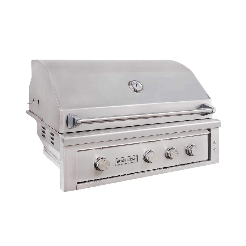 Edgestar 89K BTU 42-Inch Freestanding Grill And Cart With Rotisserie And Lighted Knobs [GRL420FS]