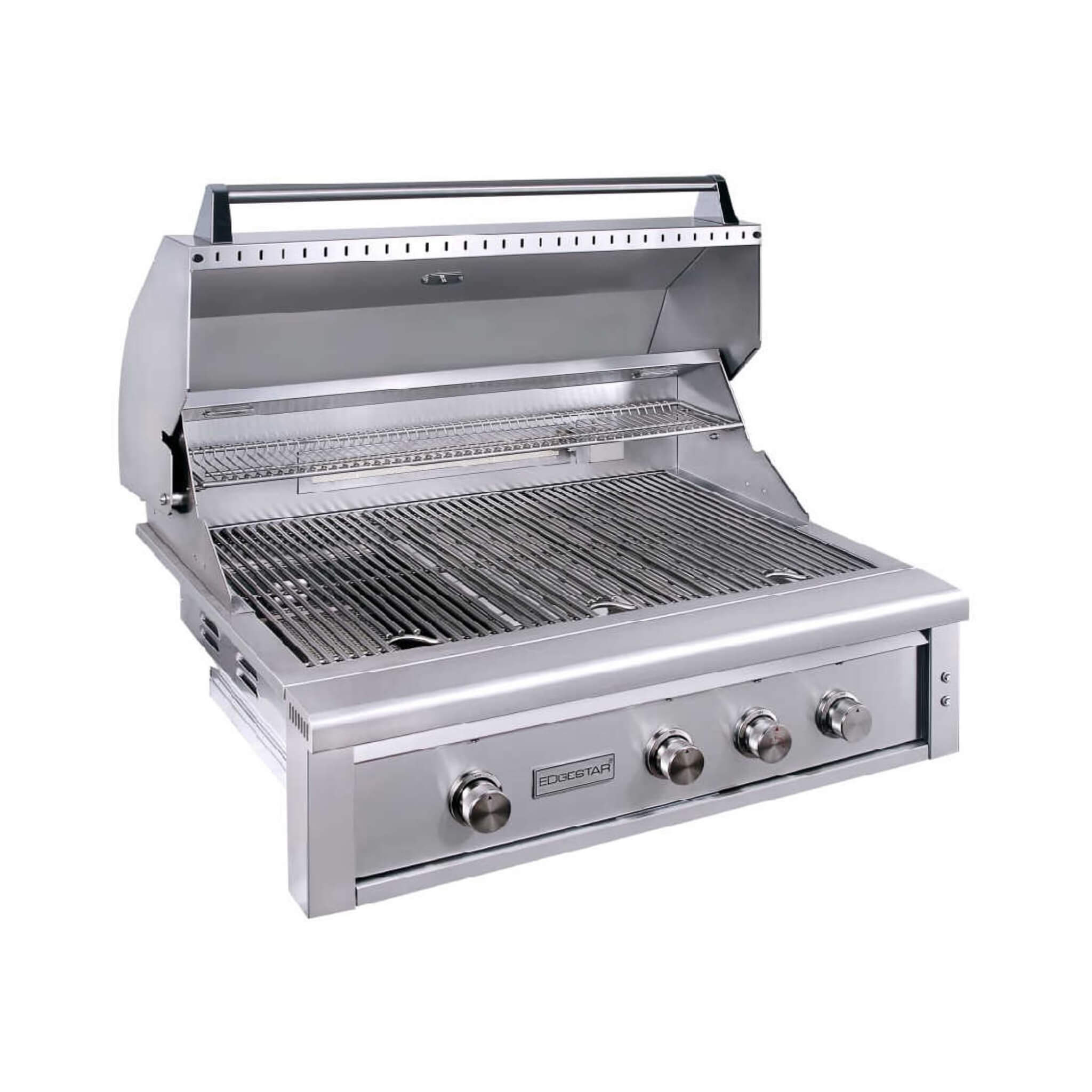 Edgestar 89K BTU 42-Inch Freestanding Grill And Cart With Rotisserie And Lighted Knobs [GRL420FS]