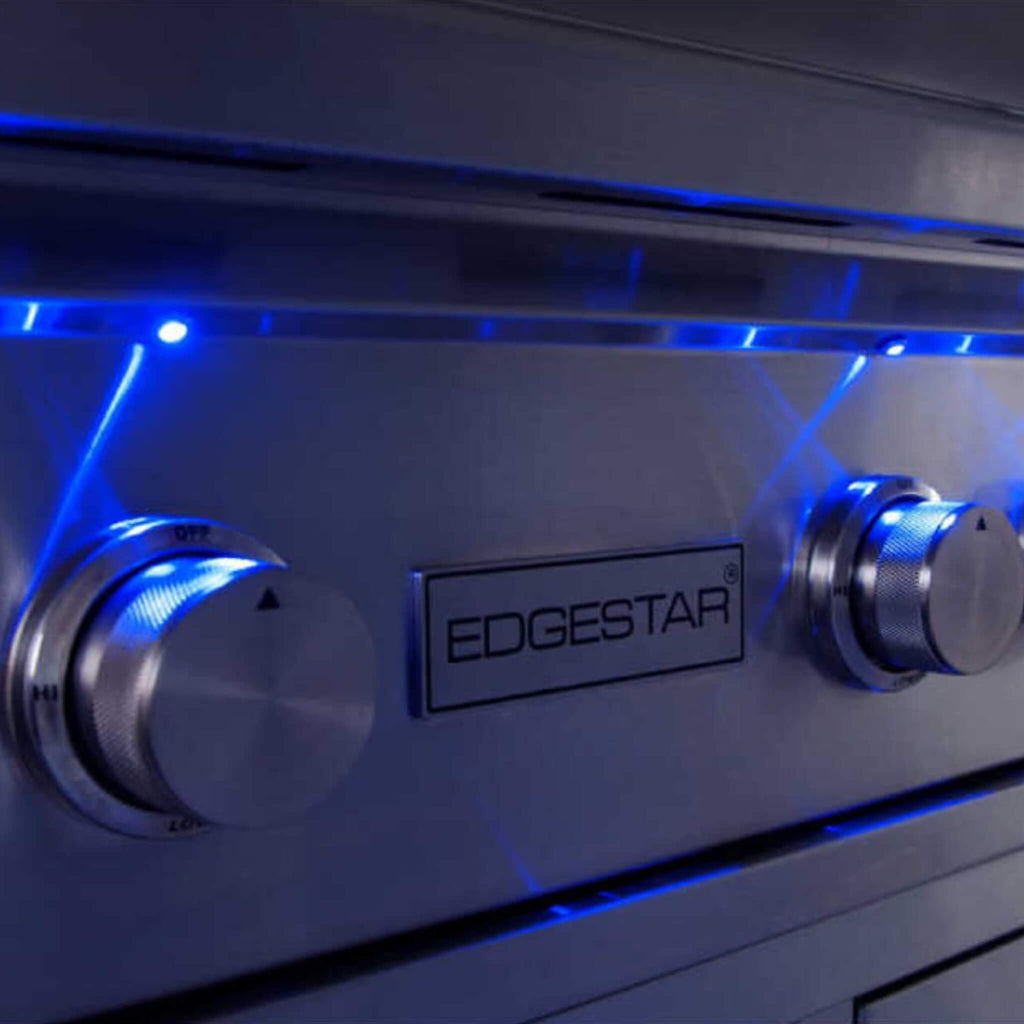 Edgestar 89K BTU 42-Inch Freestanding Grill And Cart With Rotisserie And Lighted Knobs [GRL420FS]