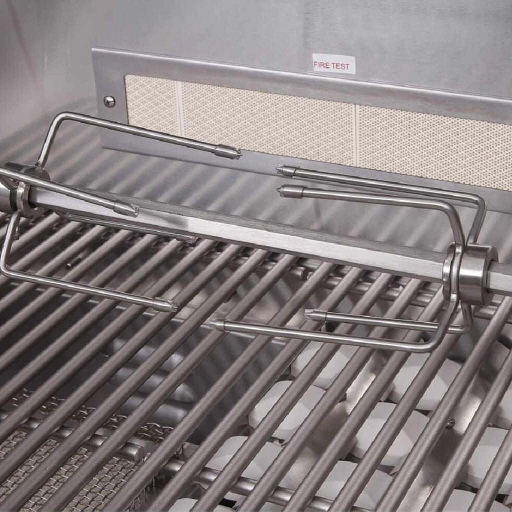 Edgestar 89K BTU 42-Inch Freestanding Grill And Cart With Rotisserie And Lighted Knobs [GRL420FS]