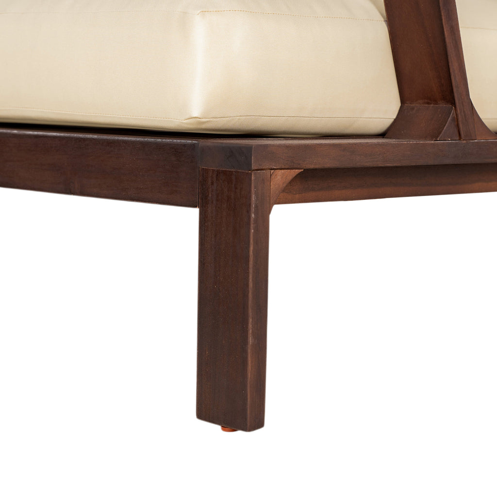 4- Piece Outdoor Sofa Set with Cushions and Coffee Table