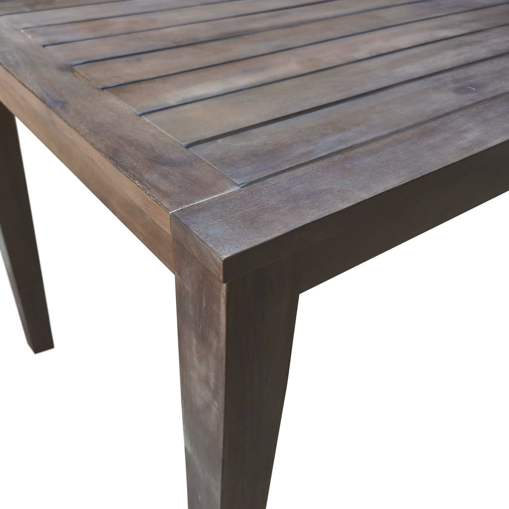 7- Piece Acacia Wood Outdoor Dining Set with Cushions
