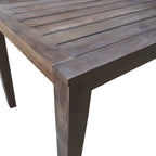 7- Piece Acacia Wood Outdoor Dining Set with Cushions