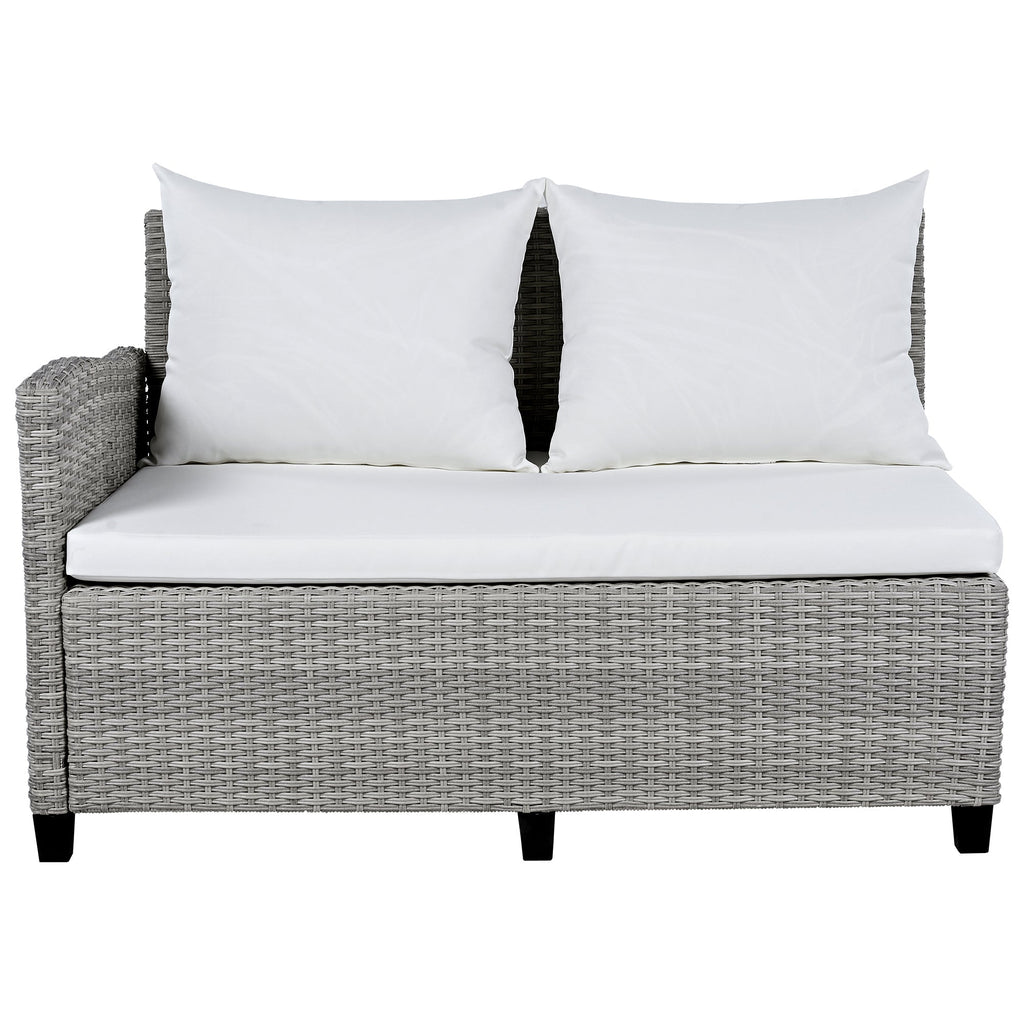 5-Piece Outdoor Patio Rattan Sofa Set