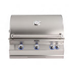 Fire Magic Aurora 30-Inch Multi-User Built-In Grill with Analog Thermometer & Rotisserie Kit