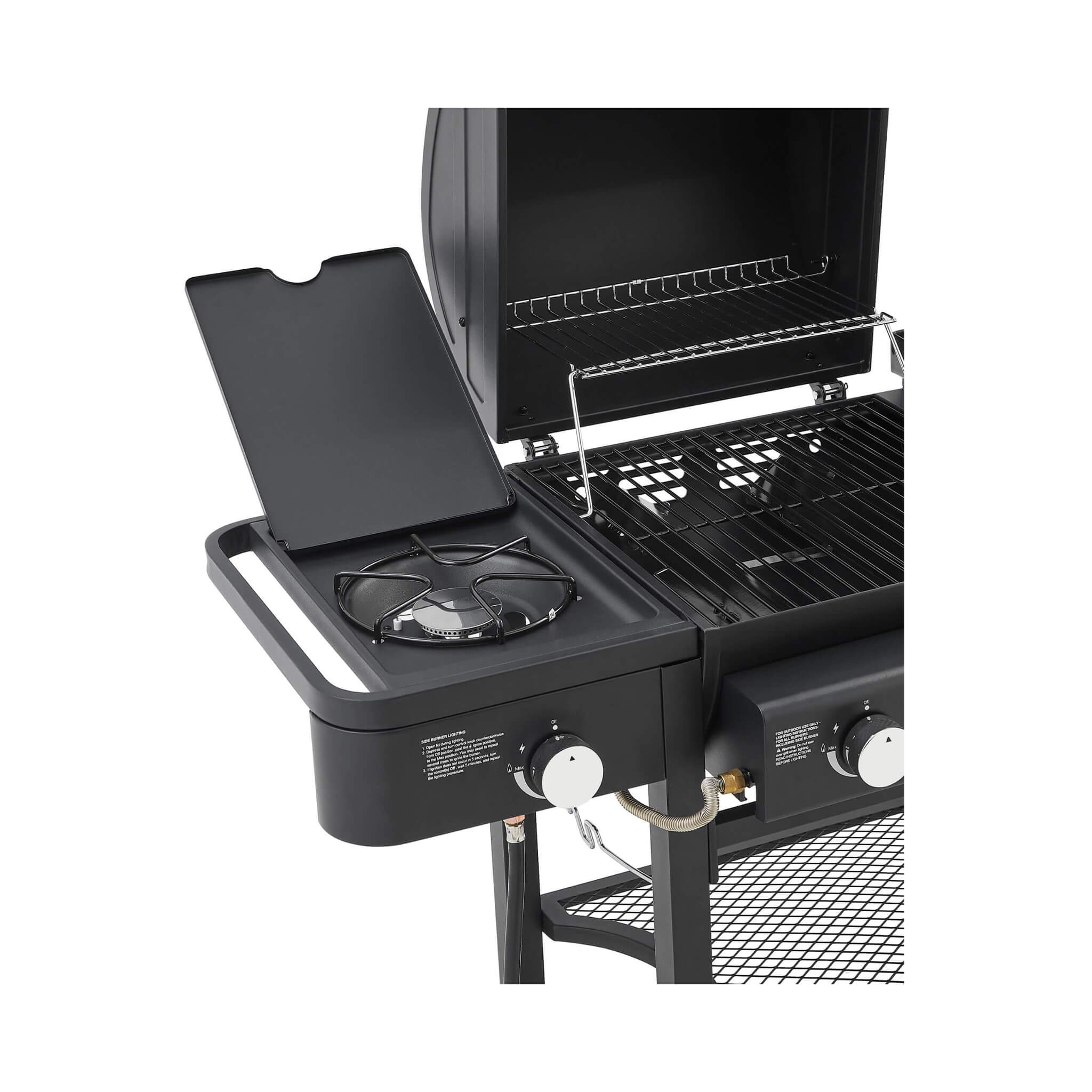 Castelle Flame Heavy-Duty All-In-One Outdoor 5-Burner 56K BTU Liquid Propane Grill
