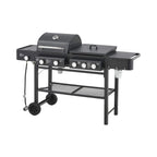 Castelle Flame Heavy-Duty All-In-One Outdoor 5-Burner 56K BTU Liquid Propane Grill