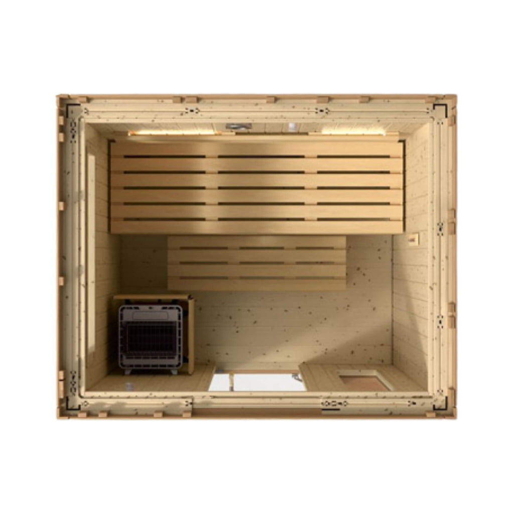 Kohler C2 Outdoor Douglas Fir Scandinavian Spruce Sauna Kit (SAK25973)