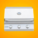 KoKoMo Grills 26-Inch Premium 36K BTU LP/NG 3 Burner Built-In Stainless Steel Gas Grill