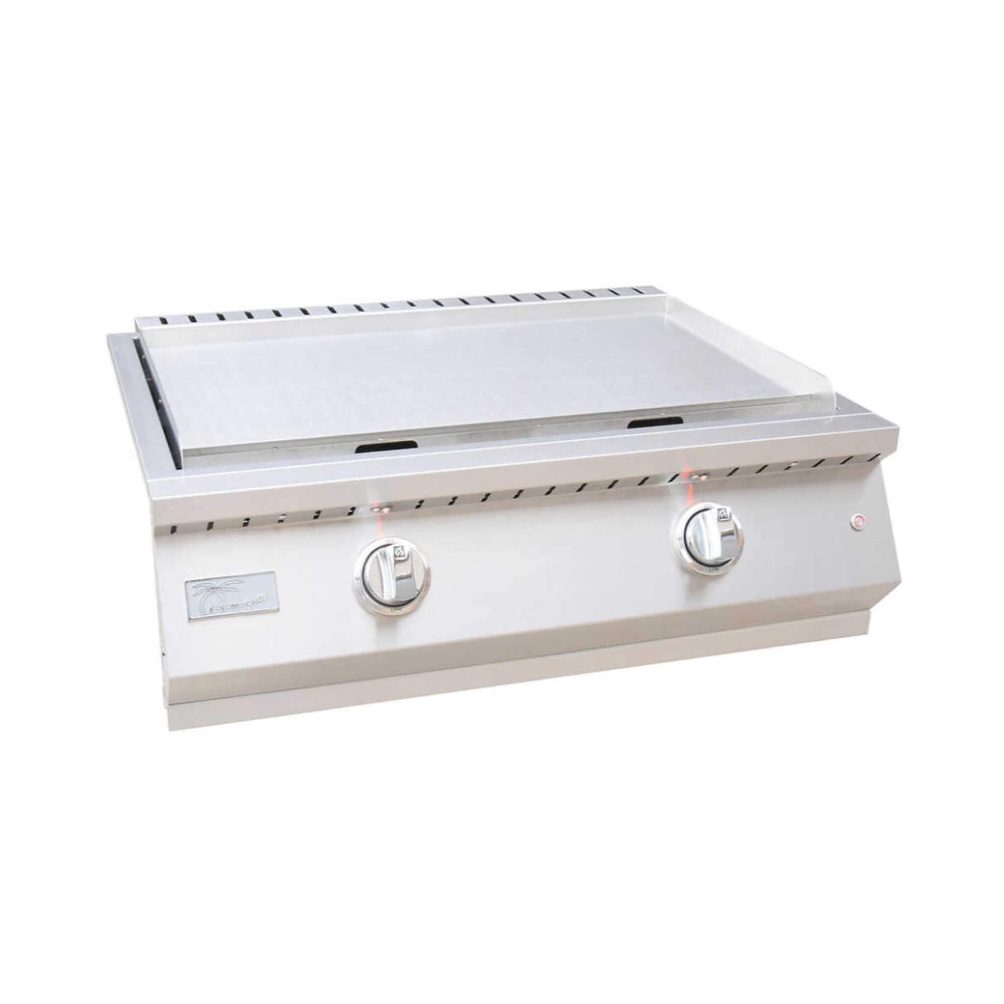 KoKoMo Grills 30-Inch Professional 36K BTU Griddle Outdoor Kitchen Flat Grill With Illuminated Control Knobs