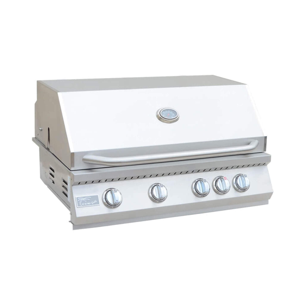 KoKoMo Grills 32-Inch Heavy Duty 60K BTU LP/NG 4 Burner Built-In Stainless Steel Gas Grill