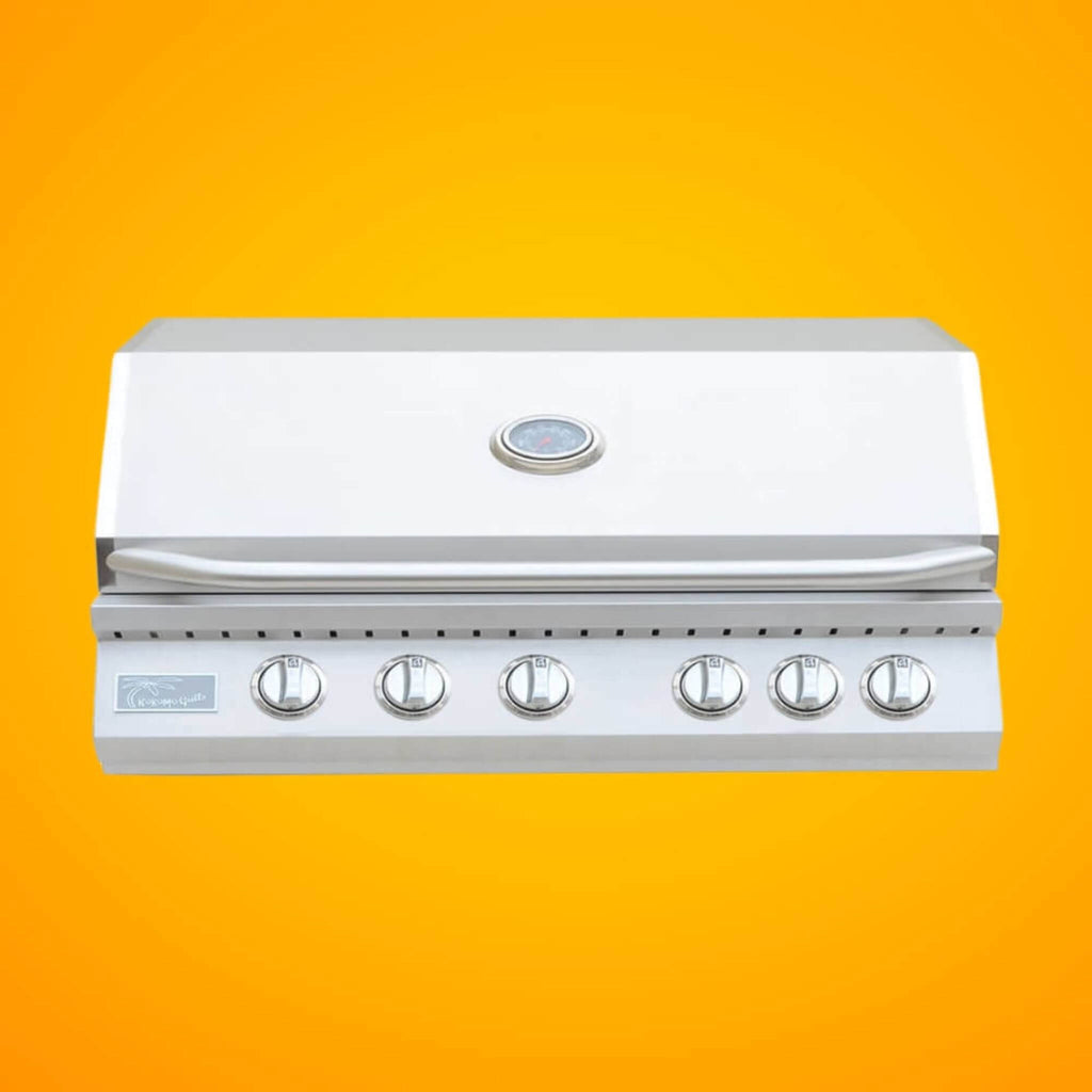 KoKoMo Grills 40-Inch Heavy-Duty 72K BTU LP/NG 5 Burner Built-In Stainless Steel Gas Grill