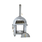 KoKoMo Grills Premium 32-Inch Stainless Steel Dual Fuel Gas Or Wood Fired Pizza Oven