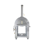 KoKoMo Grills Premium 32-Inch Stainless Steel Dual Fuel Gas & Wood-Fired Pizza Oven