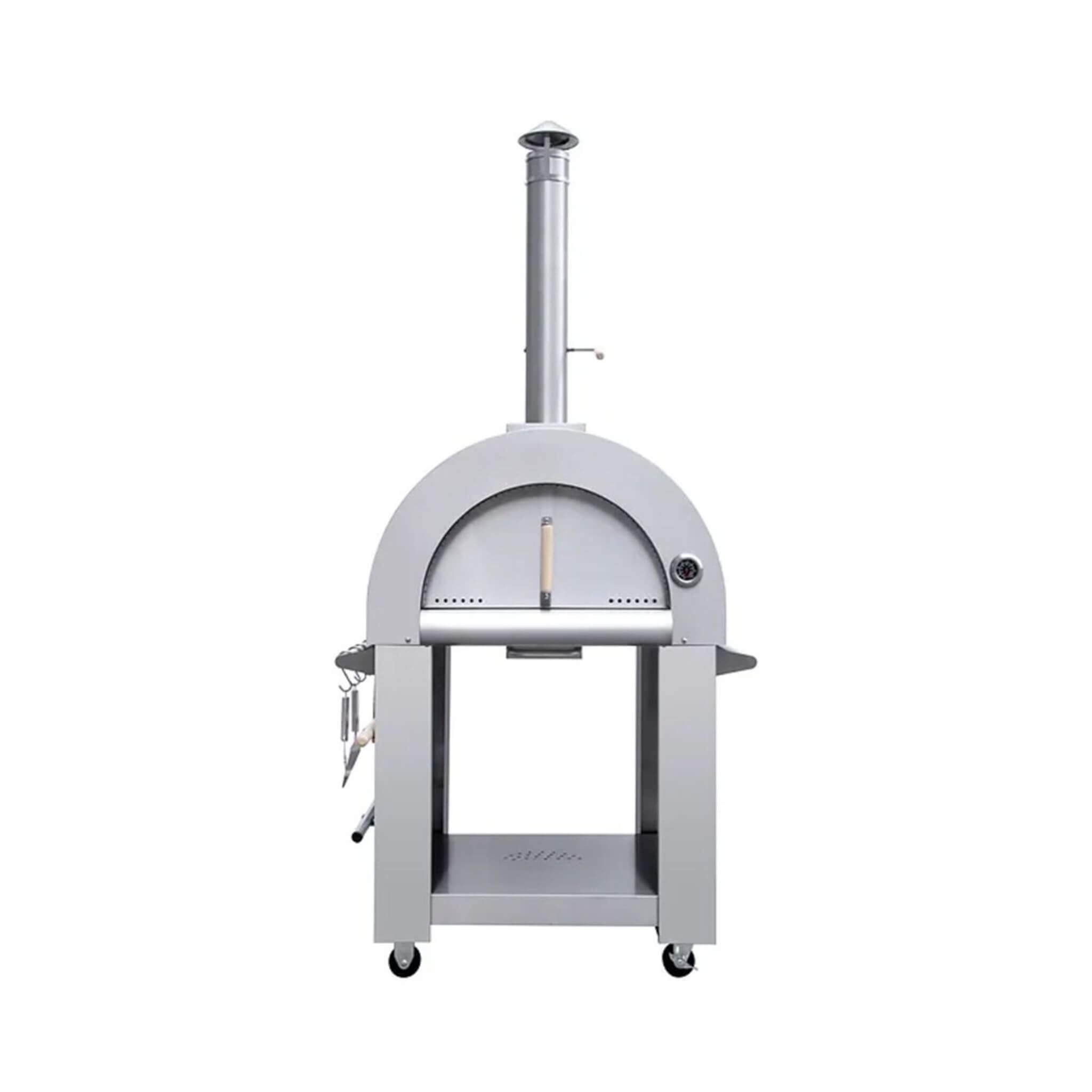 KoKoMo Grills Premium 32-Inch Stainless Steel Wood Fired Pizza Oven