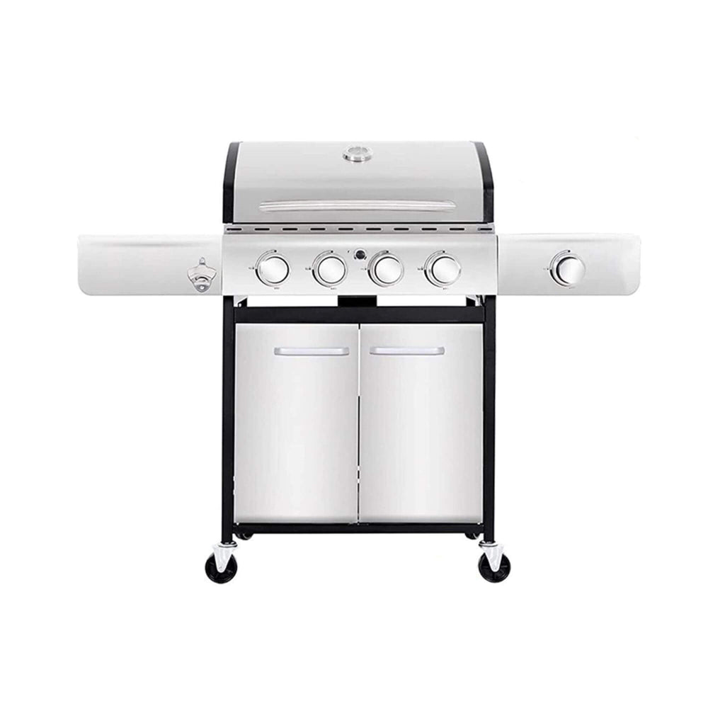 Large Outdoor 42K BTU BBQ Stainless Steel Propane Gas Grill With 4 Burners