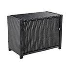 Alora Large Outdoor Quadrilateral Spa Surround Rattan Sectional Sofa Set With Storage Compartments (SAK80217)