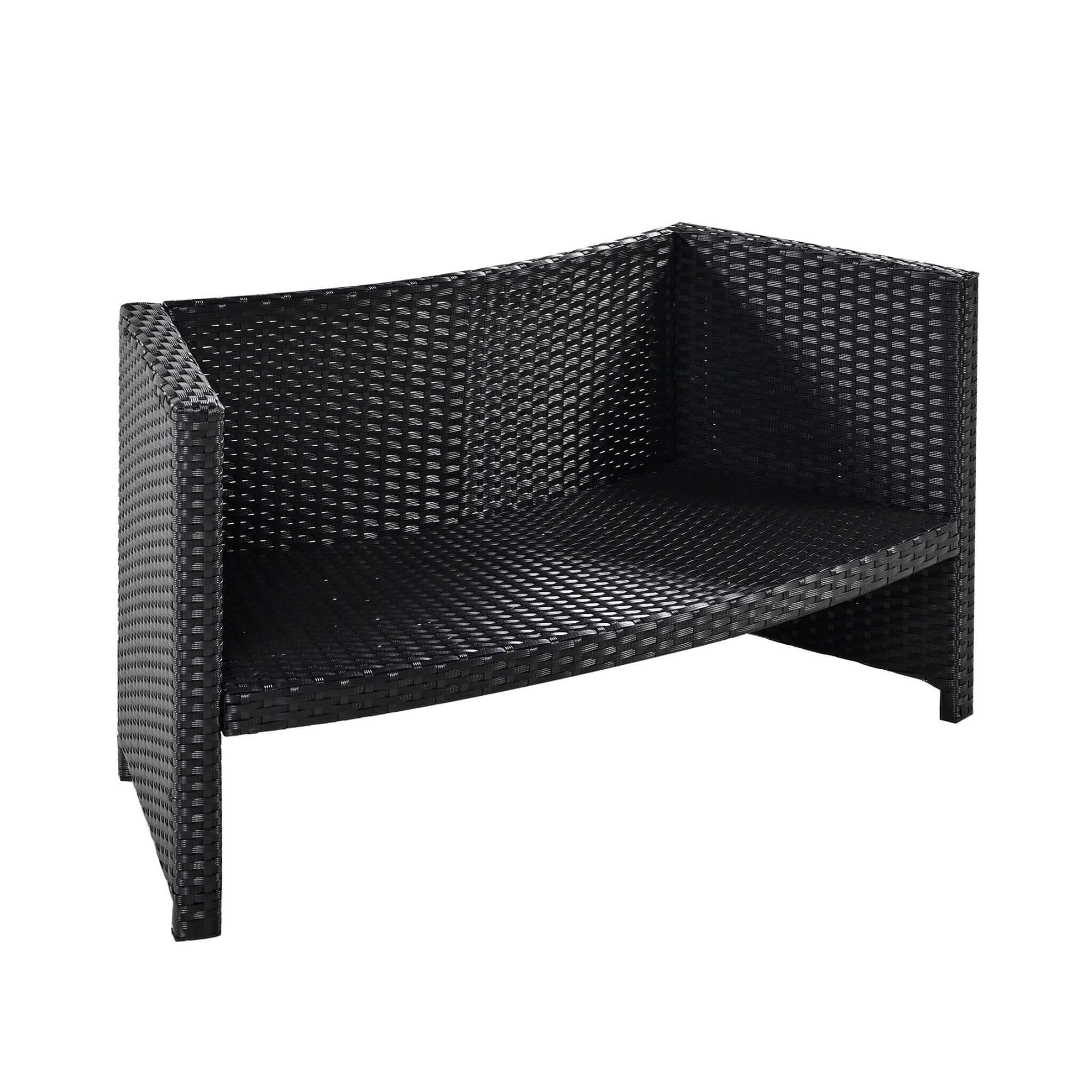 Alora Large Premium Surround Spa Patio Rattan Sofa Set With Storage Compartments And Cushions