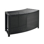 Alora Large Premium Surround Spa Patio Rattan Sofa Set With Storage Compartments And Cushions