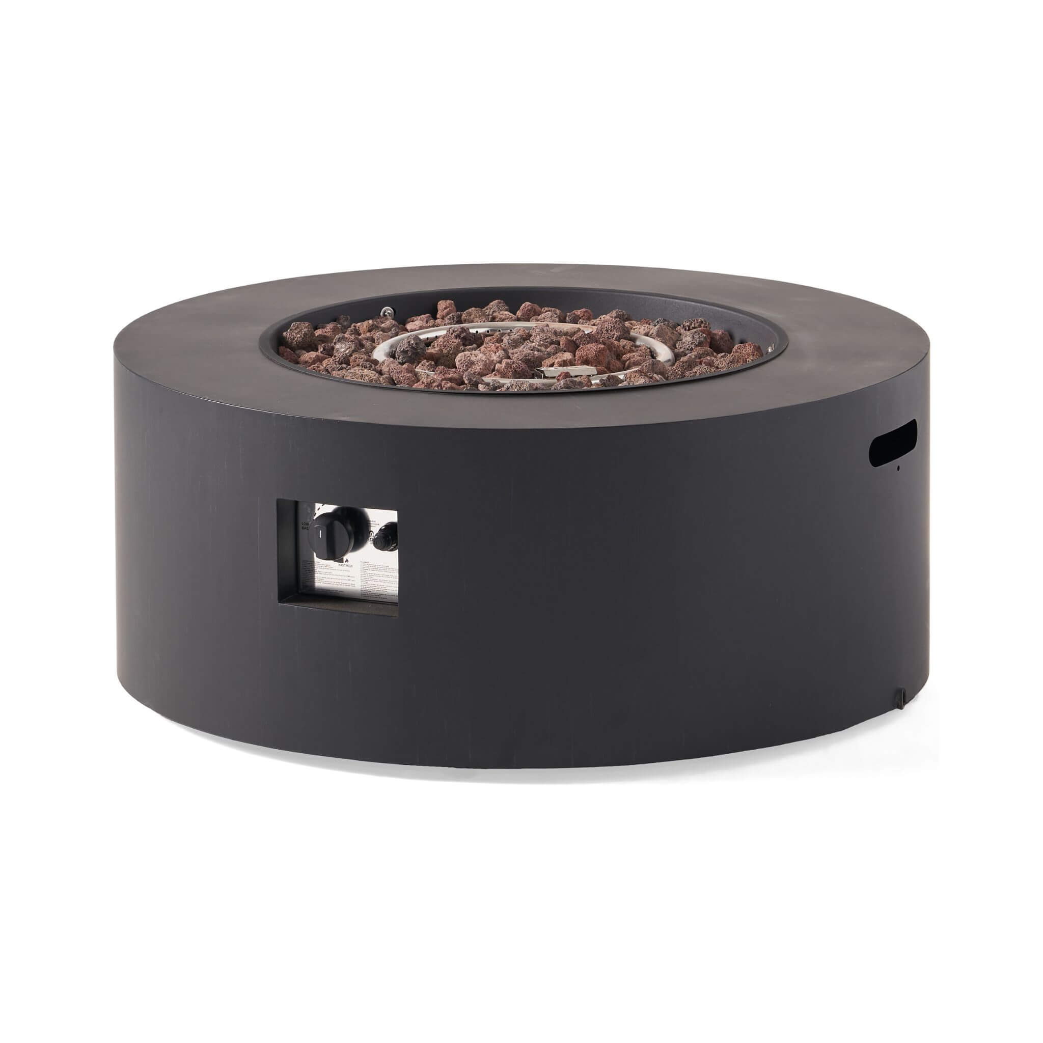 Alora Modern 32-Inch 40K BTU Round Iron Propane Fire Pit