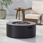 Alora Modern 32-Inch 40K BTU Round Iron Propane Fire Pit