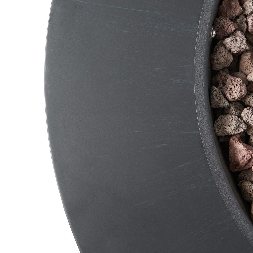 Alora Modern 32-Inch 40K BTU Round Iron Propane Fire Pit